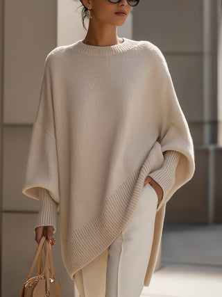 Isolde | Oversize drapiruotas megztinis