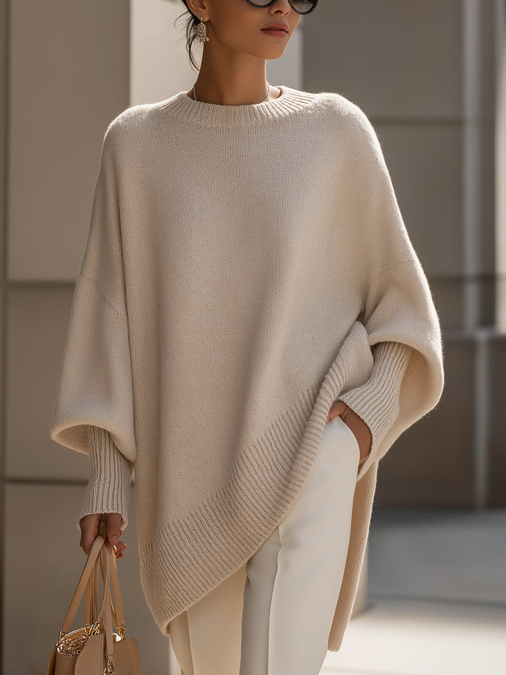 Isolde | Oversize drapiruotas megztinis