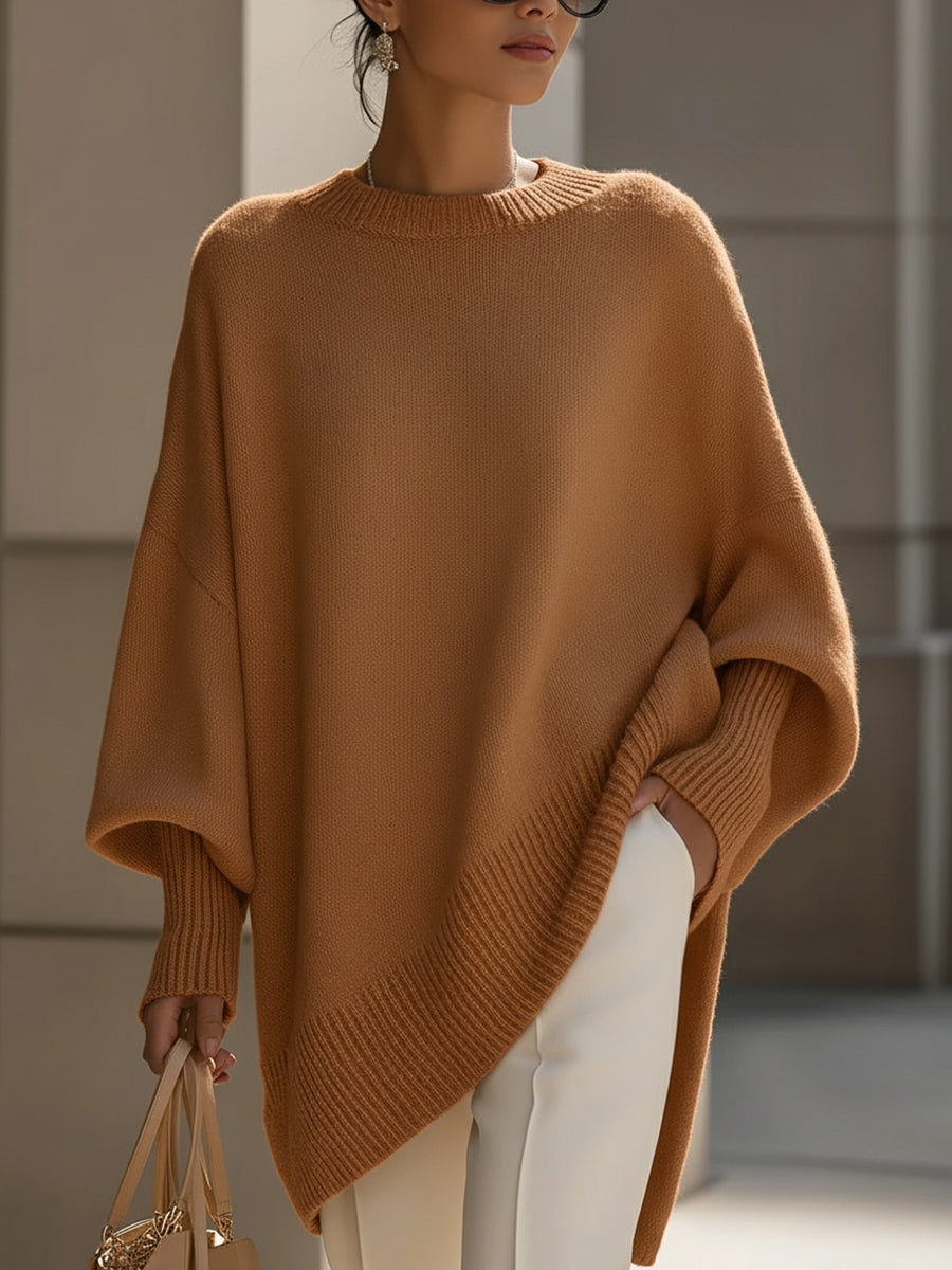 Isolde | Oversize drapiruotas megztinis