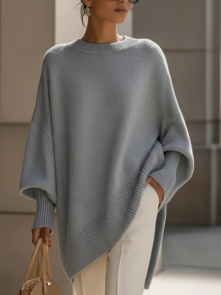 Isolde | Oversize drapiruotas megztinis