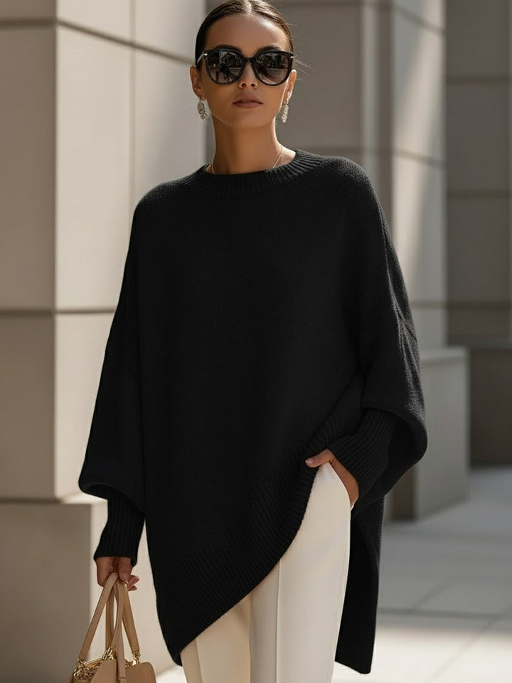 Isolde | Oversize drapiruotas megztinis