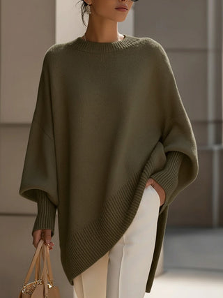 Isolde | Oversize drapiruotas megztinis