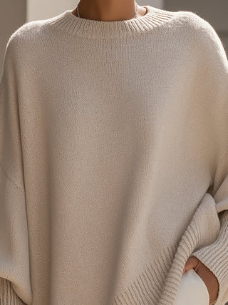 Isolde | Oversize drapiruotas megztinis