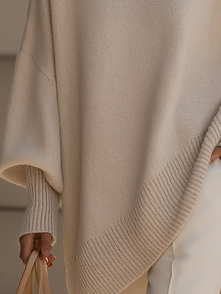 Isolde | Oversize drapiruotas megztinis